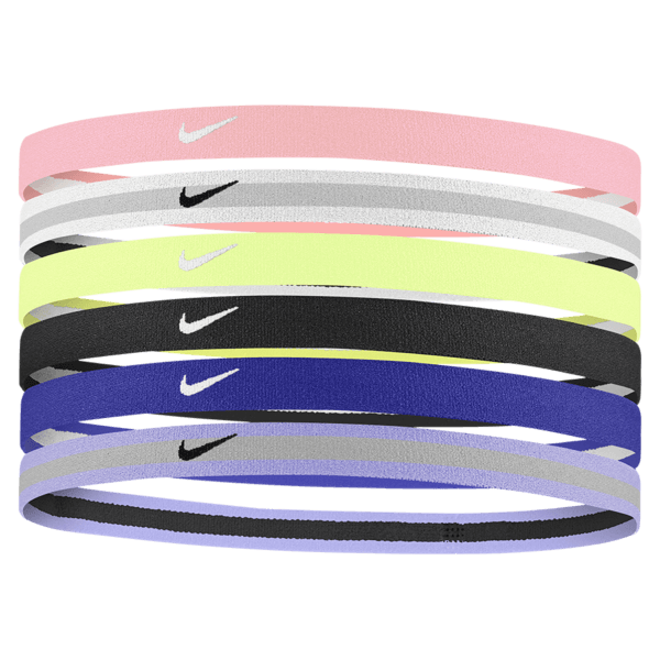 Nike Sport Headbands Pink Foam / White / Lime Ice | 6 Pack